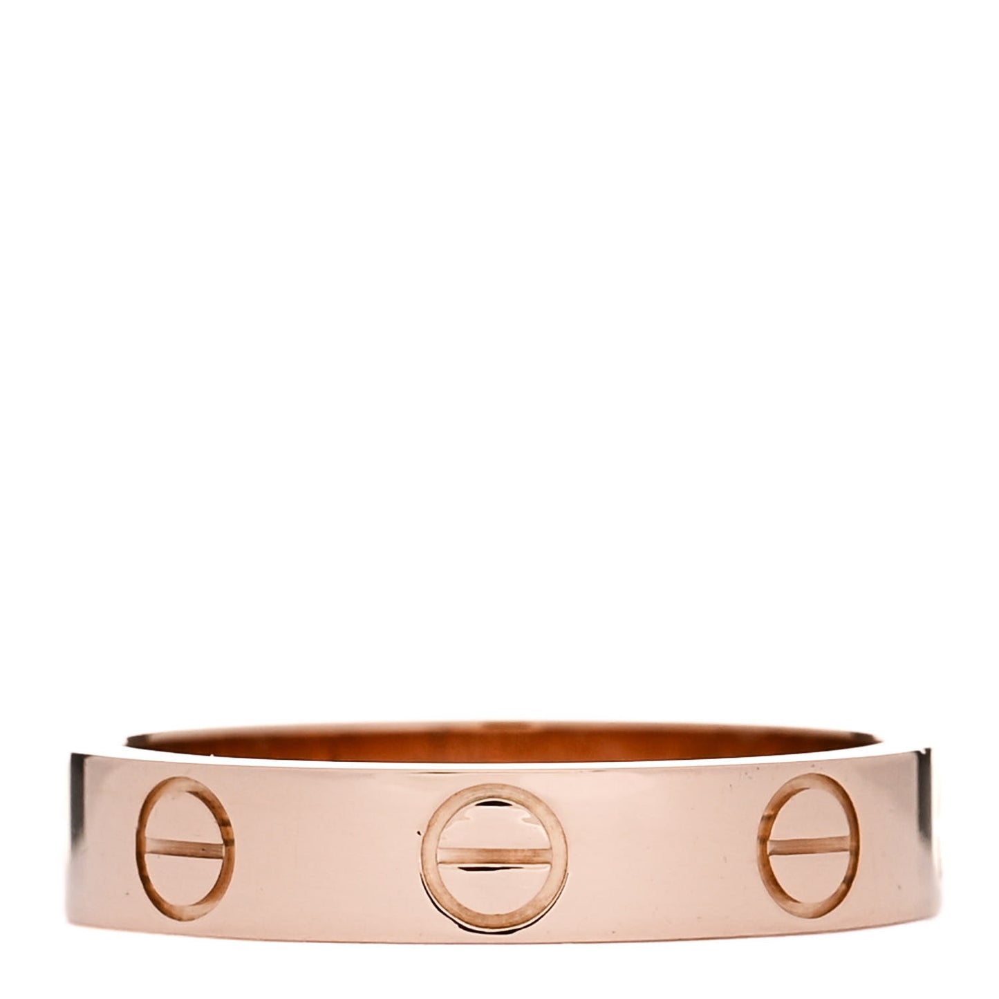 18K Pink Gold 3.5mm LOVE Wedding Band Ring 49 5