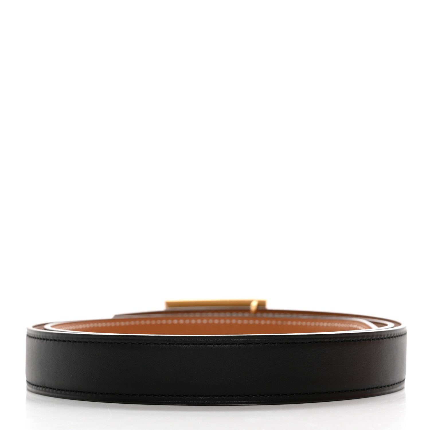 Hermes Swift Epsom 32mm Collier De Chien CDC Belt 90 36 Black Gold 2 of 6