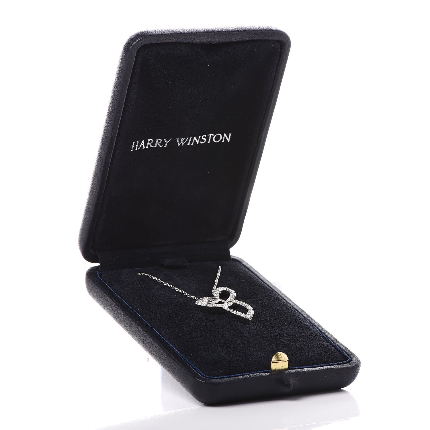 Harry Winston Platinum Diamond Lily Cluster Pendant Necklace 7 of 7