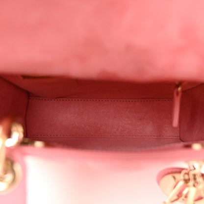 Christian Dior Lambskin Cannage Mini Lady Dior Light Pink 5 of 10