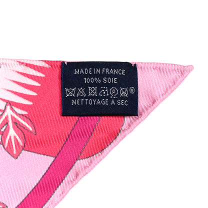 Hermes Silk Plisse Ring Scarf Rose 4 of 4