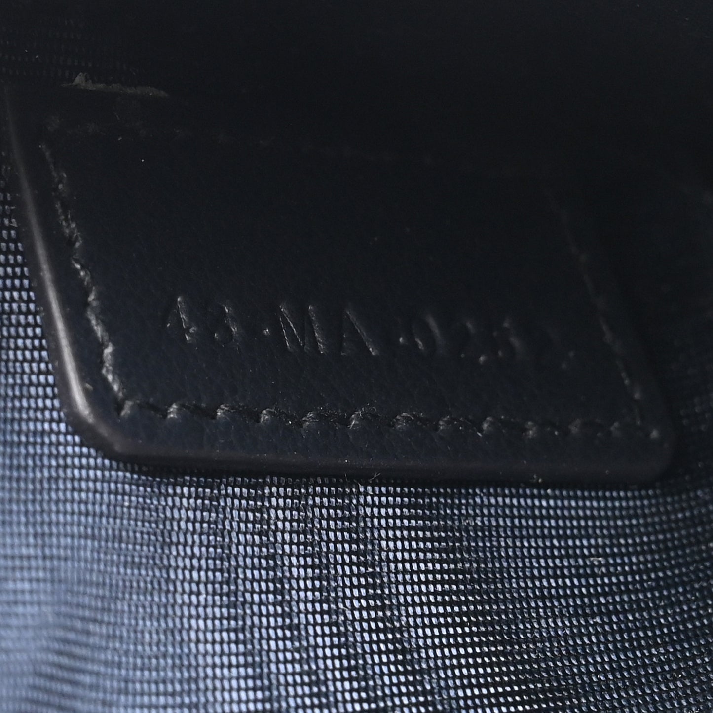 Calfskin Vibe Zip Key Wallet Blue White