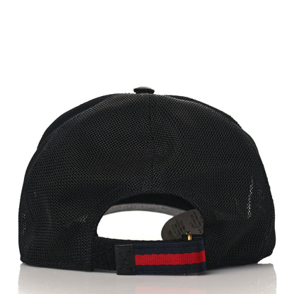 Gucci GG Supreme Monogram Kingsnake Print Baseball Hat XXL Black 3 of 9