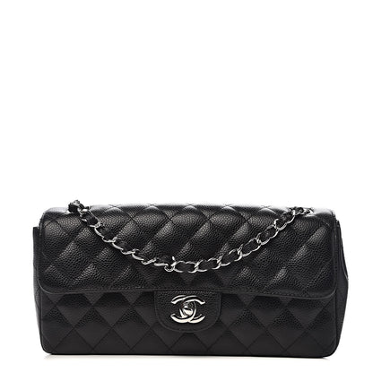 Chanel Caviar Quilted East West Flap Black 1 of 11