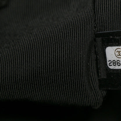 Chanel Bullskin Stitched Medium Shopping Bag Black 7 of 11