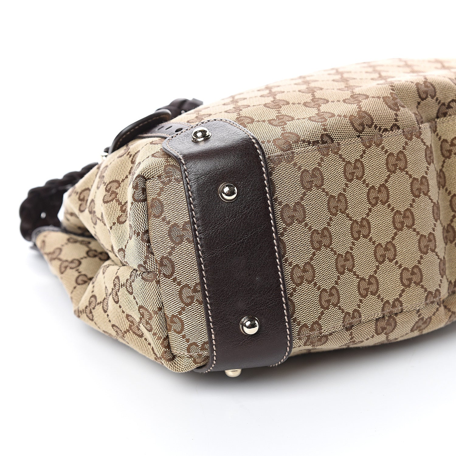 Gucci Monogram Small Pelham Shoulder Bag Dark Brown 7 of 8