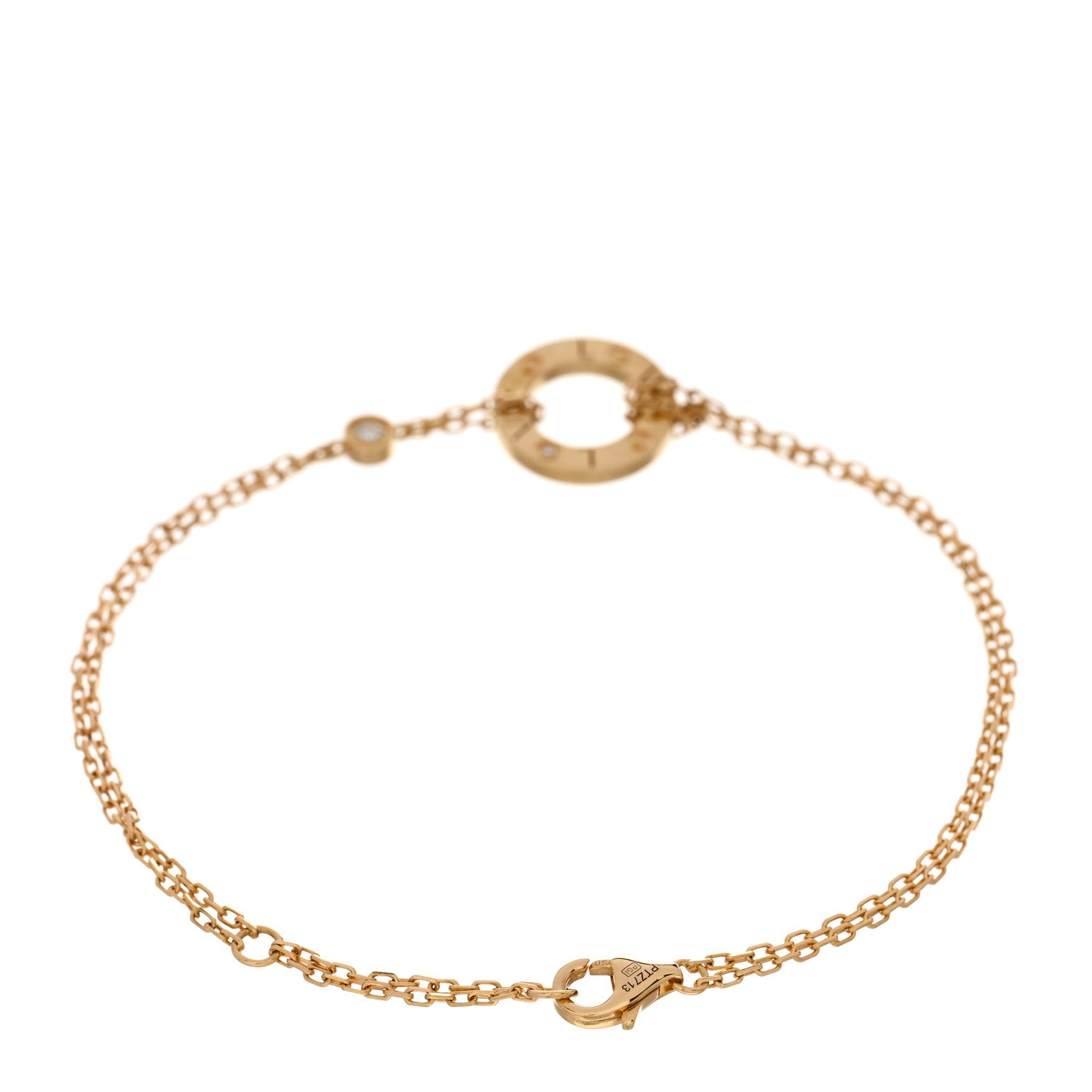 Cartier 18K Yellow Gold Diamond LOVE Bracelet 2 of 4