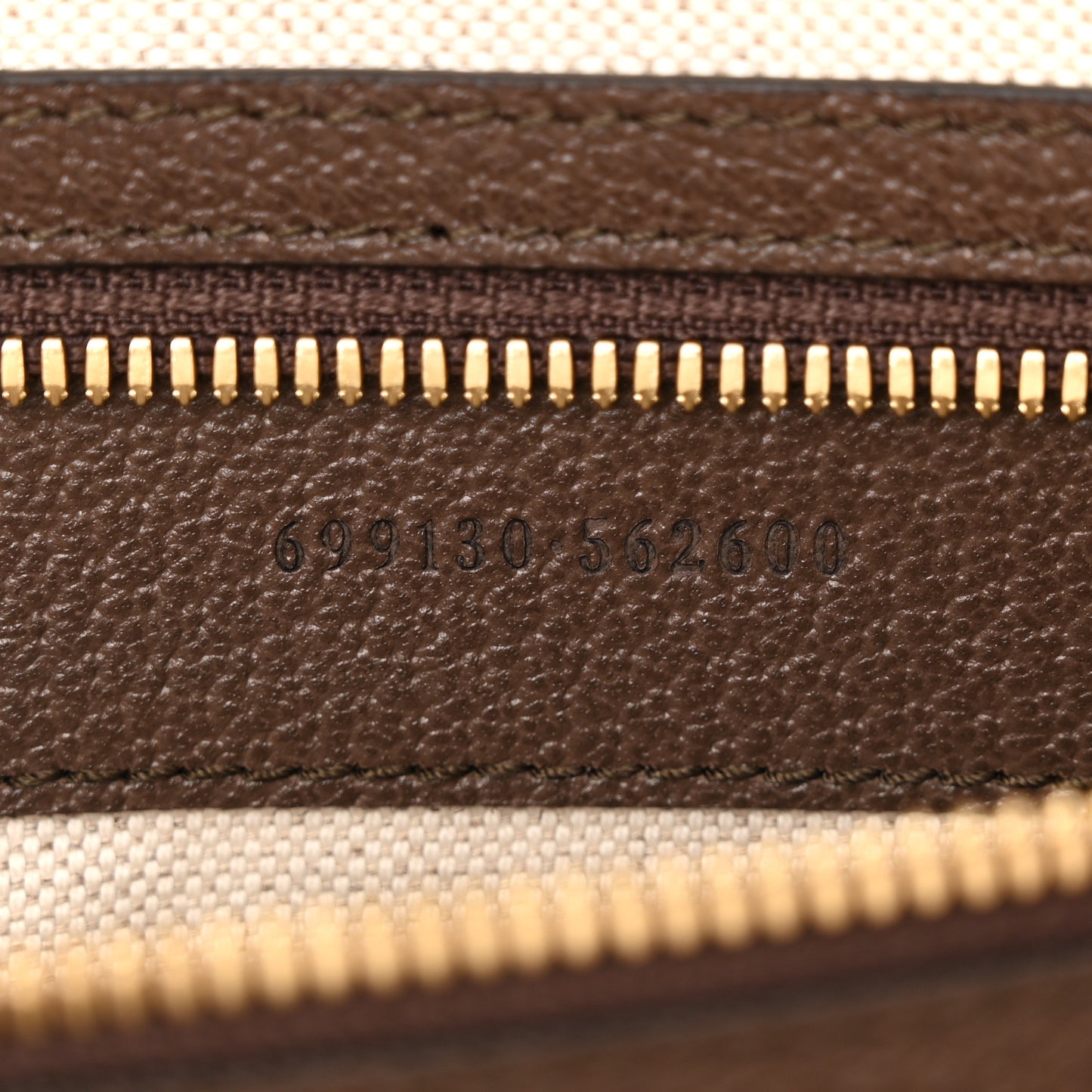 Monogram Jumbo GG Textured Dollar Calfskin Web Wristlet Messenger Bag Camel Ebony New Acero