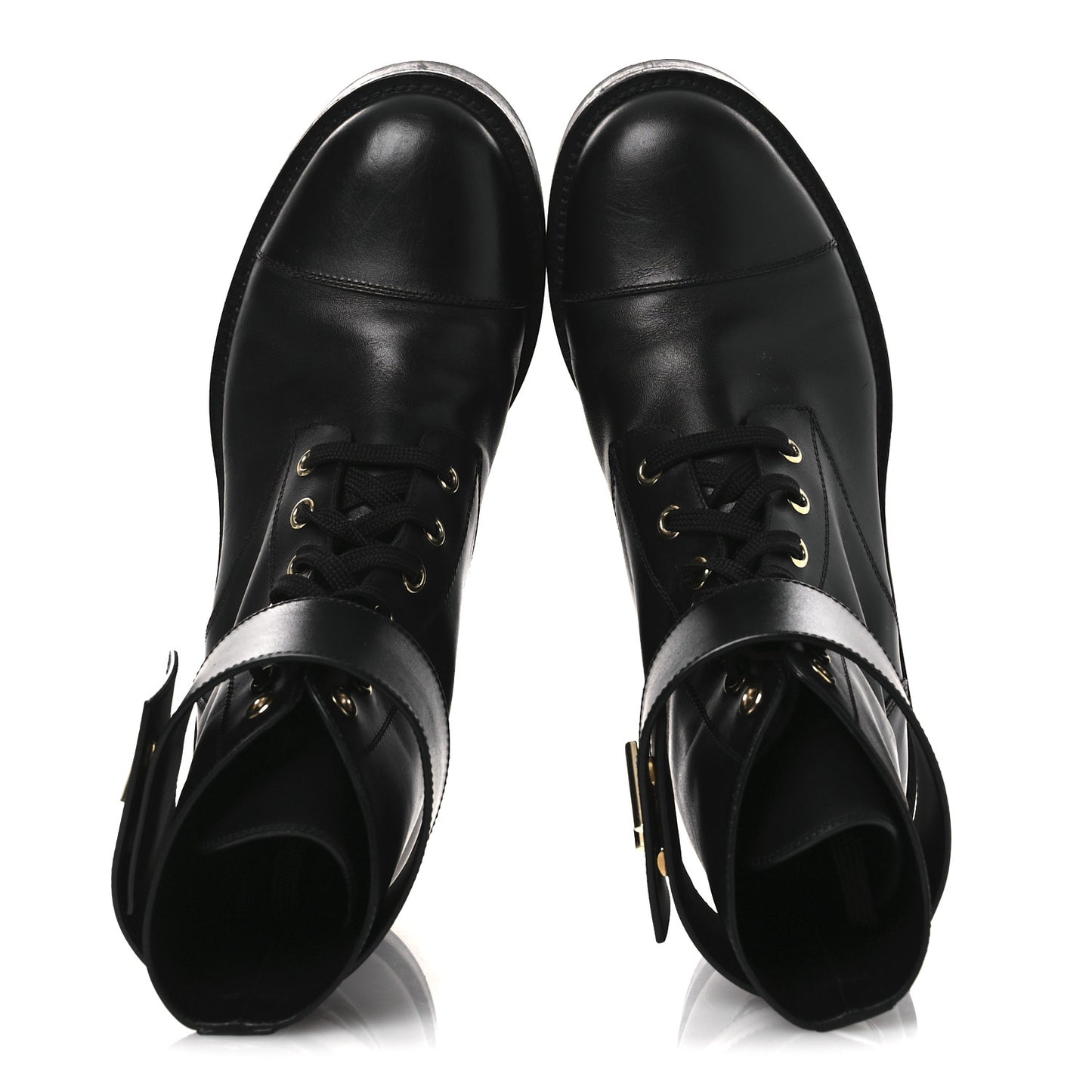 Calfskin Wonderland Ranger Boots 37.5 Black