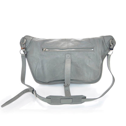 Alexander Wang Leather Iris Messenger Bag Grey 3 of 8