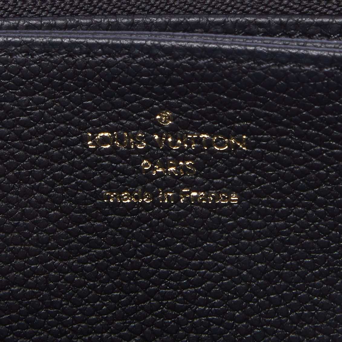 Empreinte Monogram Giant Zippy Wallet Black Beige