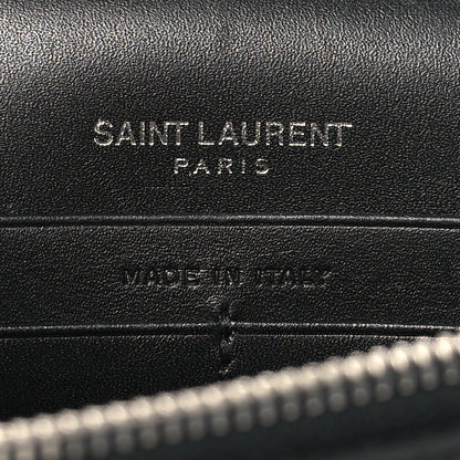 Saint Laurent Smooth Calfskin Classic Monogram Kate Tassel Chain Wallet Black 6 of 10