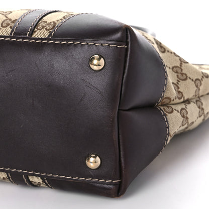 Gucci Monogram Small Lovely Heart Tote Dark Brown 8 of 8