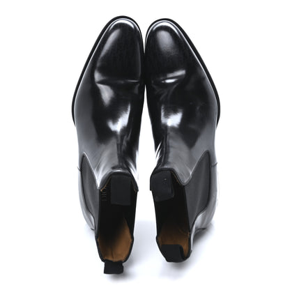 Christian Dior Calfskin Oblique Mens Timeless Chelsea Boots 44 Black 2 of 9