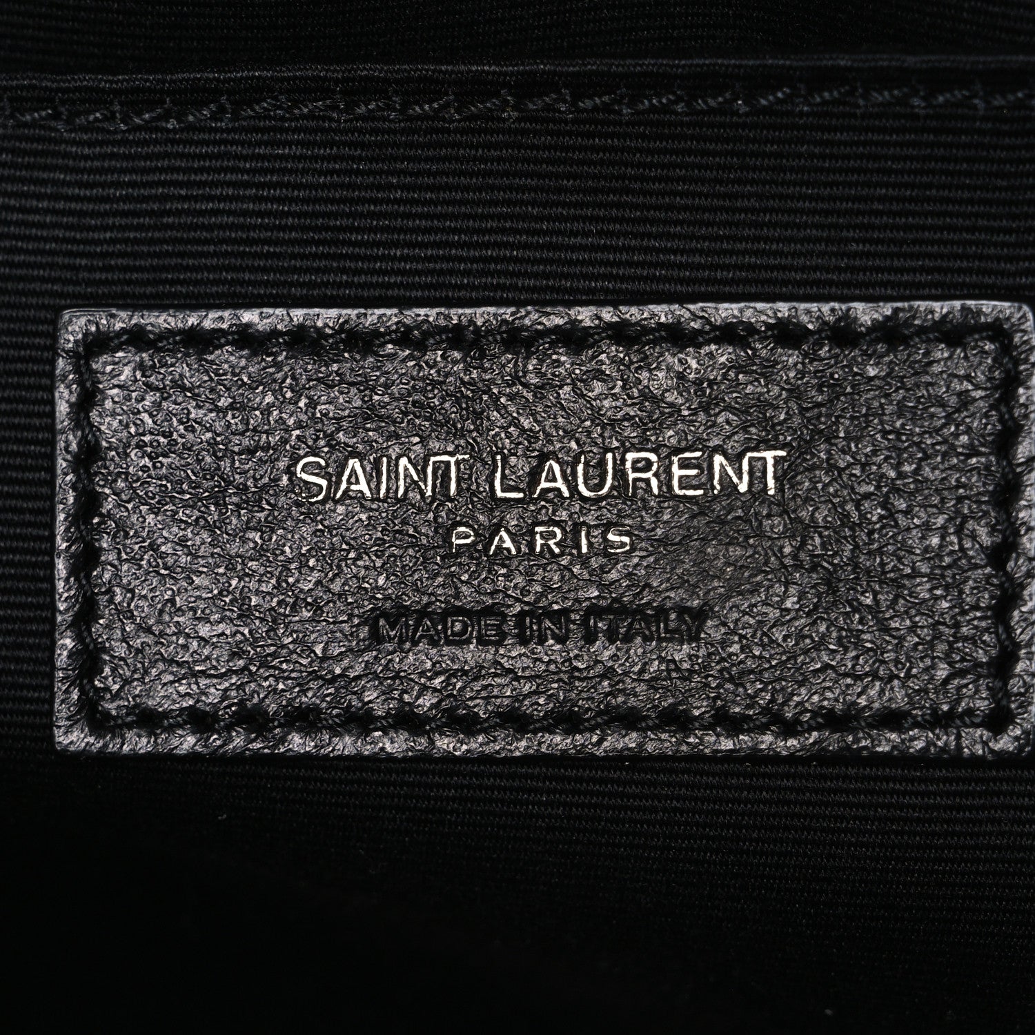 Saint Laurent Calfskin Matelasse Monogram Lou Camera Bag Black 6 of 10