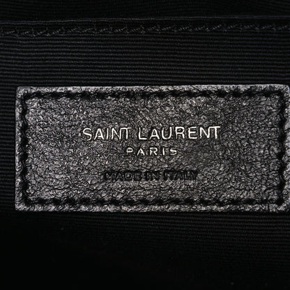 Saint Laurent Calfskin Matelasse Monogram Lou Camera Bag Black 6 of 10