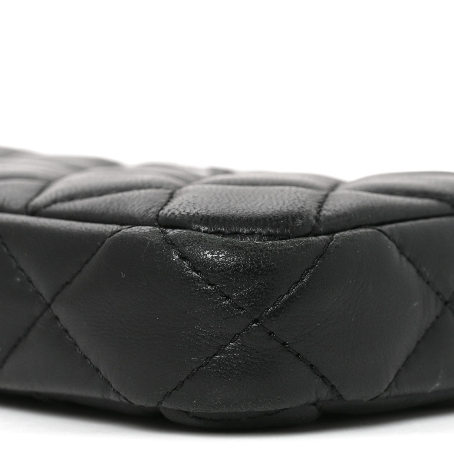 Chanel Lambskin Quilted Small Clutch With Chain Black 9 of 10