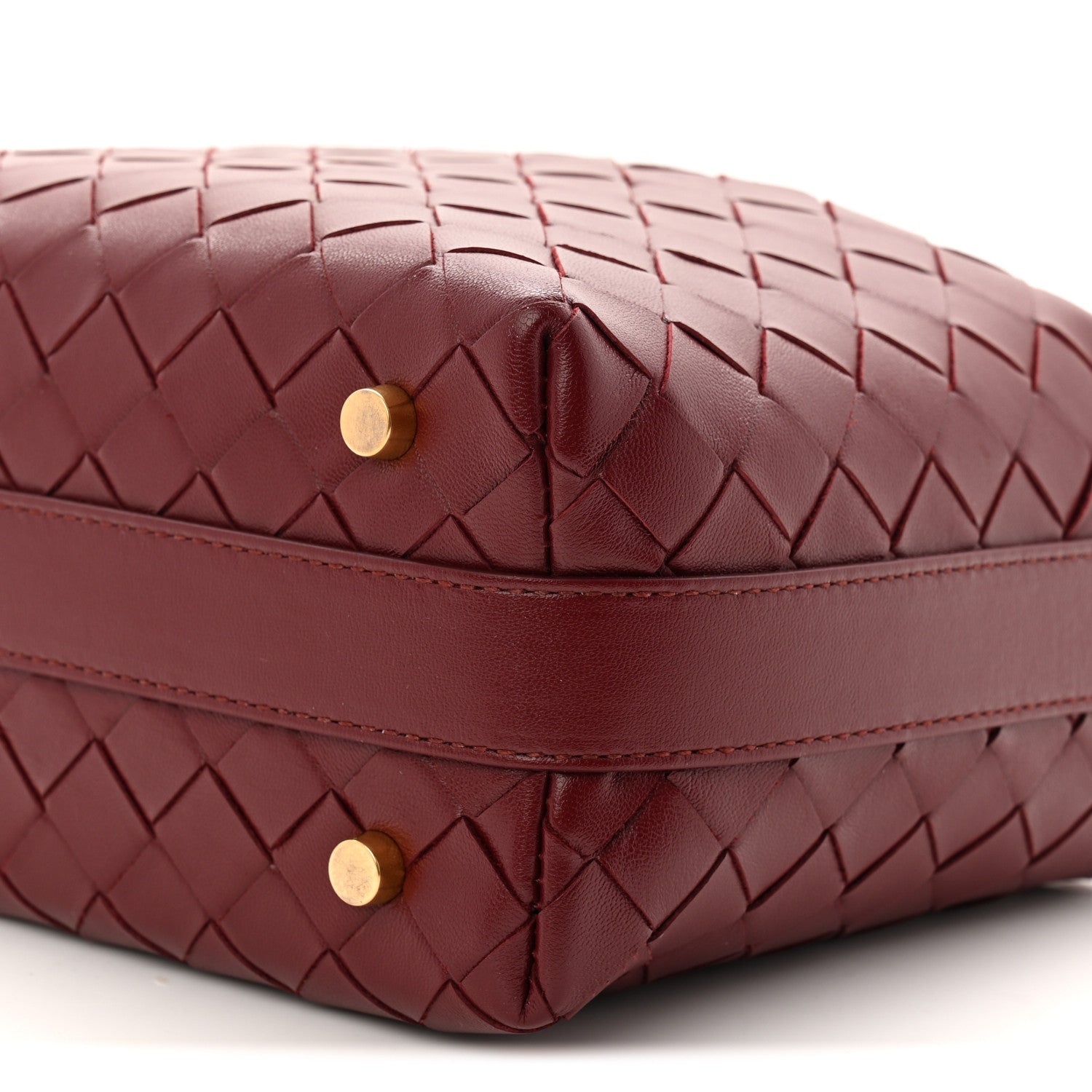 Bottega Veneta Calfskin Nappa Intrecciato Mini Wallace Barolo 10 of 10
