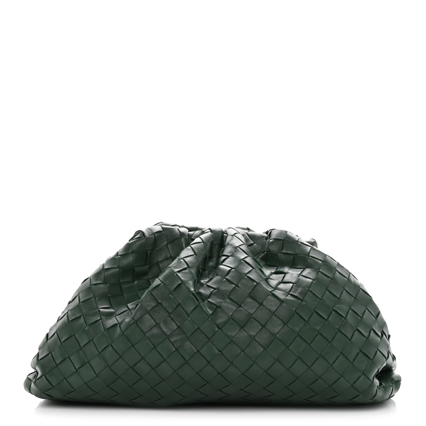 Nappa Maxi Intrecciato The Pouch Oversized Clutch Raintree