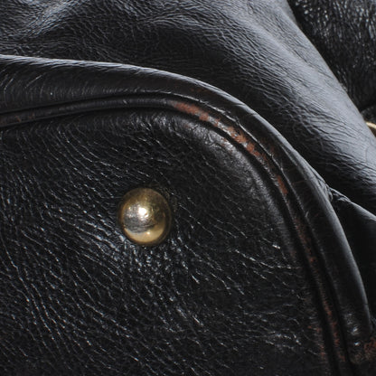 Saint Laurent Leather Oversized Muse Dark Brown 7 of 9