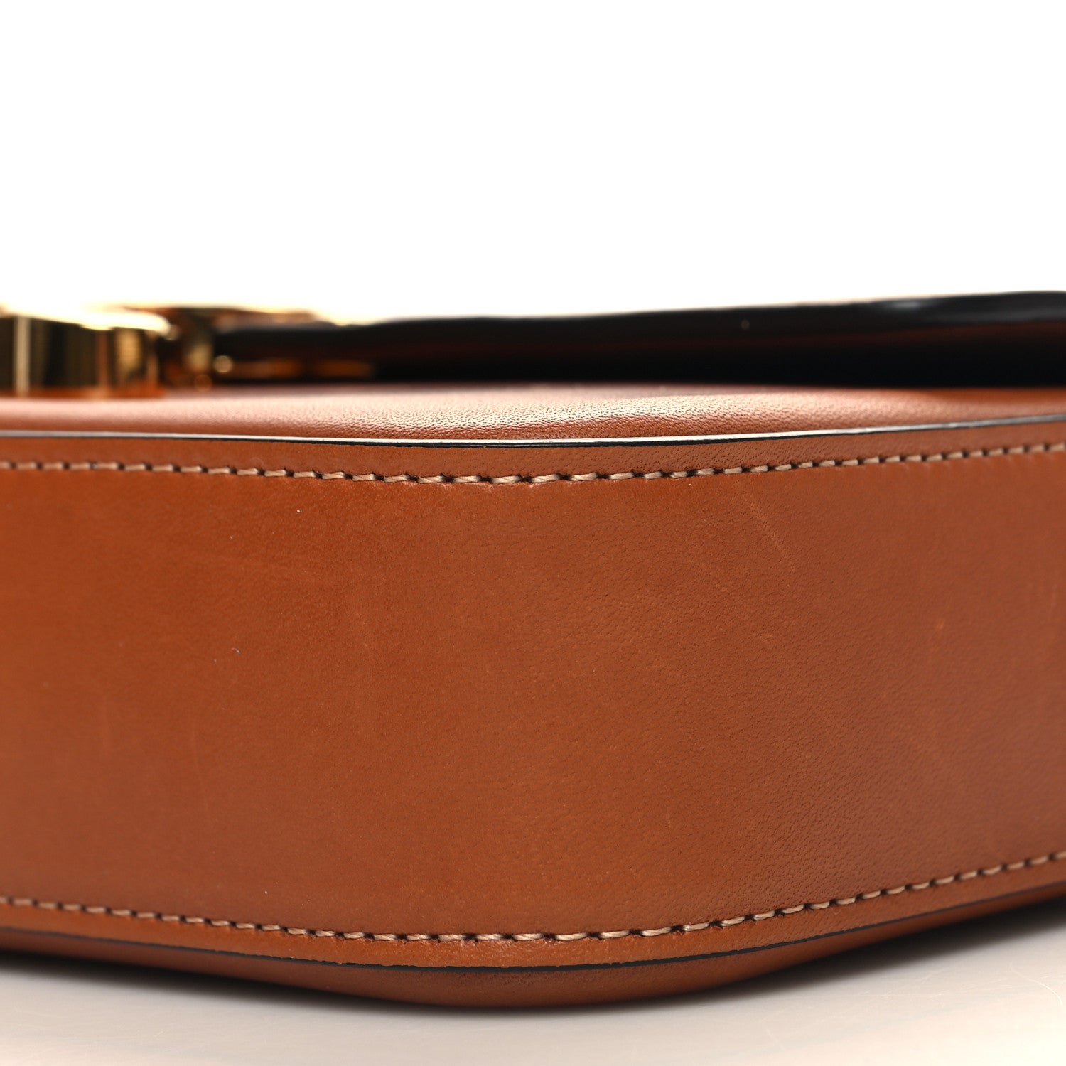 Celine Natural Calfskin Triomphe Shoulder Bag Tan 10 of 11