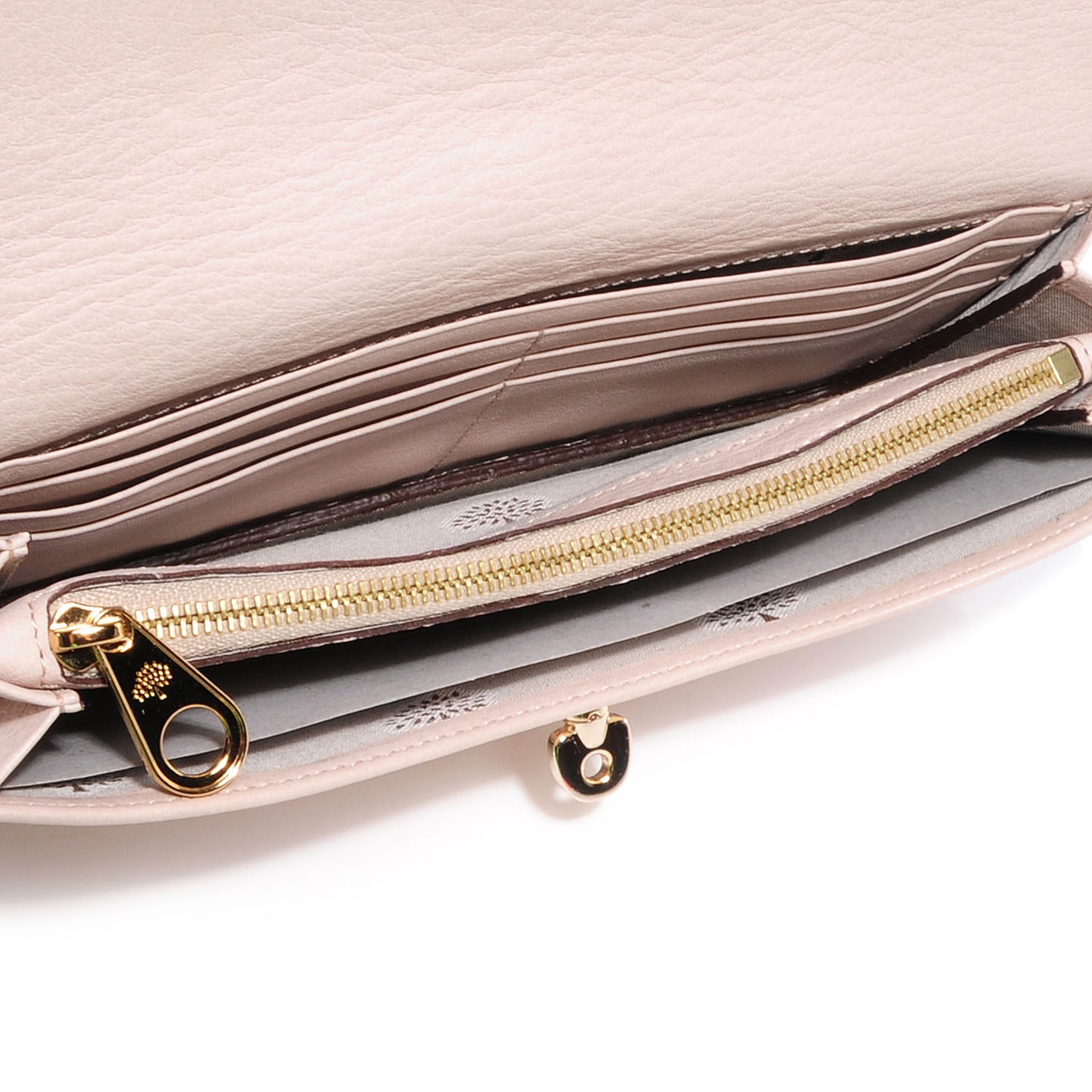Soft Matte Pebbled Cookie Long Wallet Beige