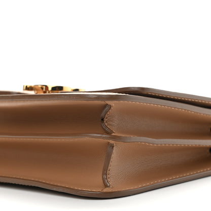 Burberry Calfskin Monogram Embossed Small TB Bag Light Camel 6 of 16
