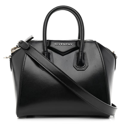 Givenchy Shiny Lord Calfskin Mini Antigona Black 1 of 14