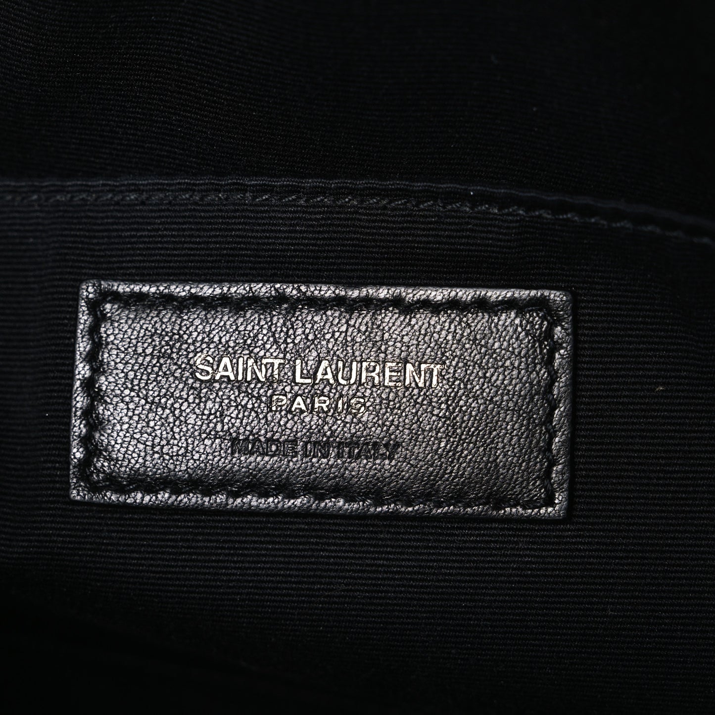 Calfskin Crocodile Embossed Monogram Lou Camera Bag Black