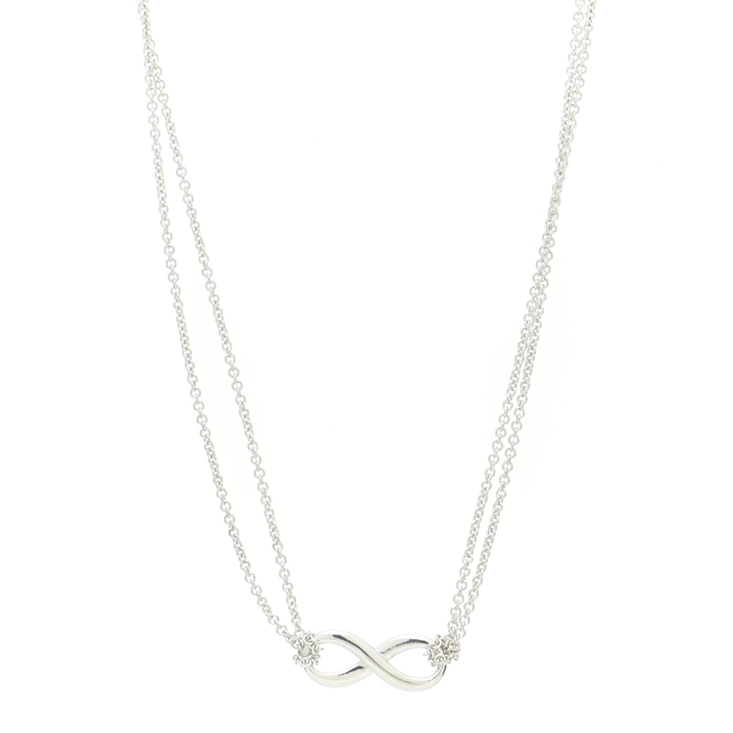 Sterling Silver Infinity Pendant Necklace