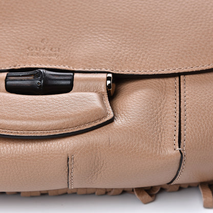 Gucci Calfskin Medium Nouveau Fringe Shoulder Bag Tan 10 of 10