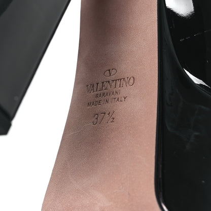 Valentino Garavani Patent Tan-Go 55/155mm Platform Pumps 37.5 Black 6 of 10