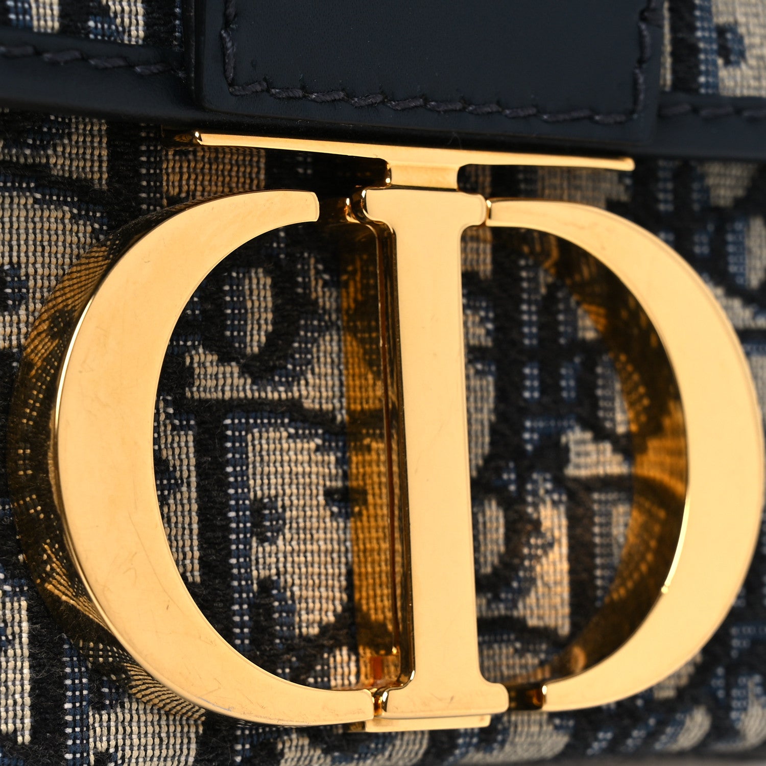 Christian Dior Oblique 30 Montaigne Box Bag Blue 11 of 12