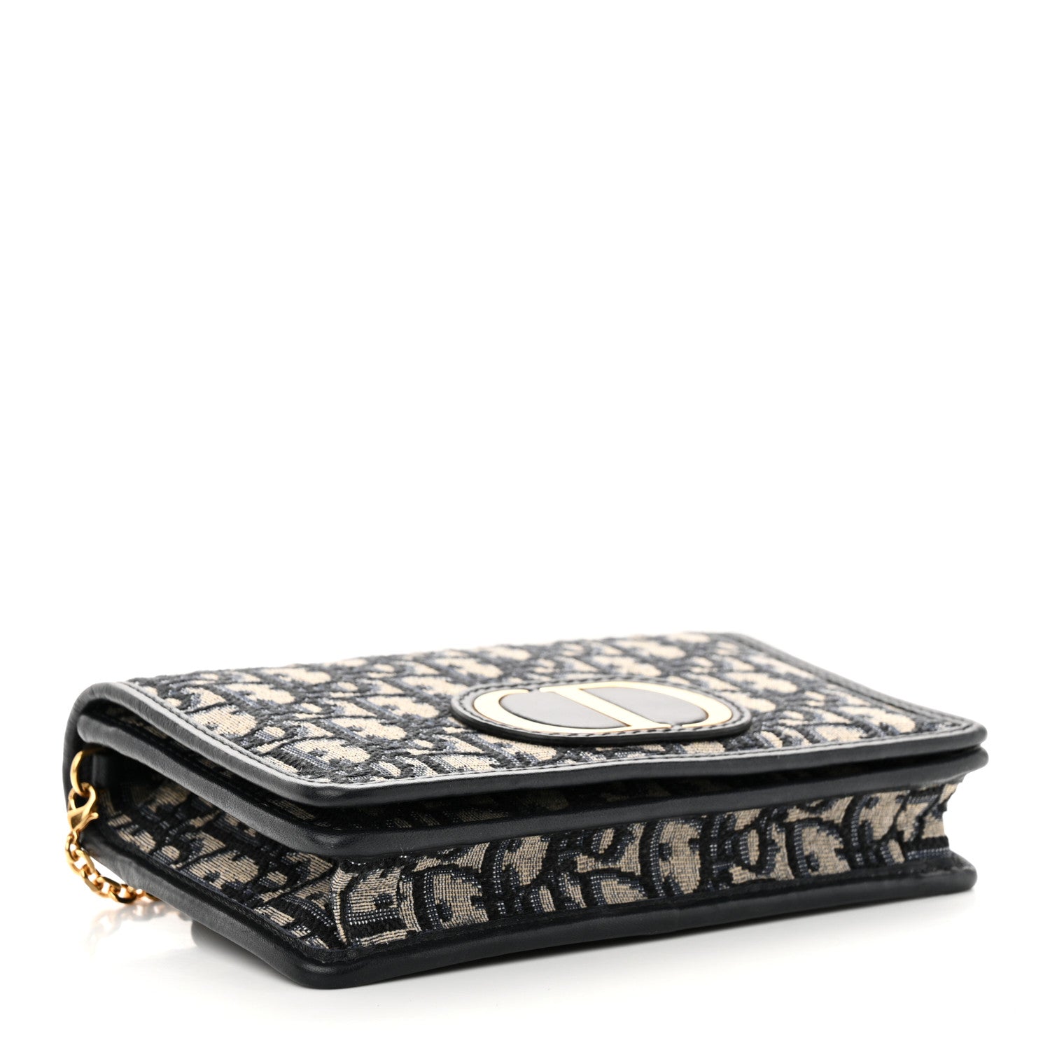 Christian Dior Oblique 30 Montaigne 2-In-1 Pouch Blue 4 of 10