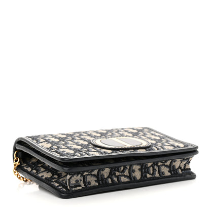 Christian Dior Oblique 30 Montaigne 2-In-1 Pouch Blue 4 of 10