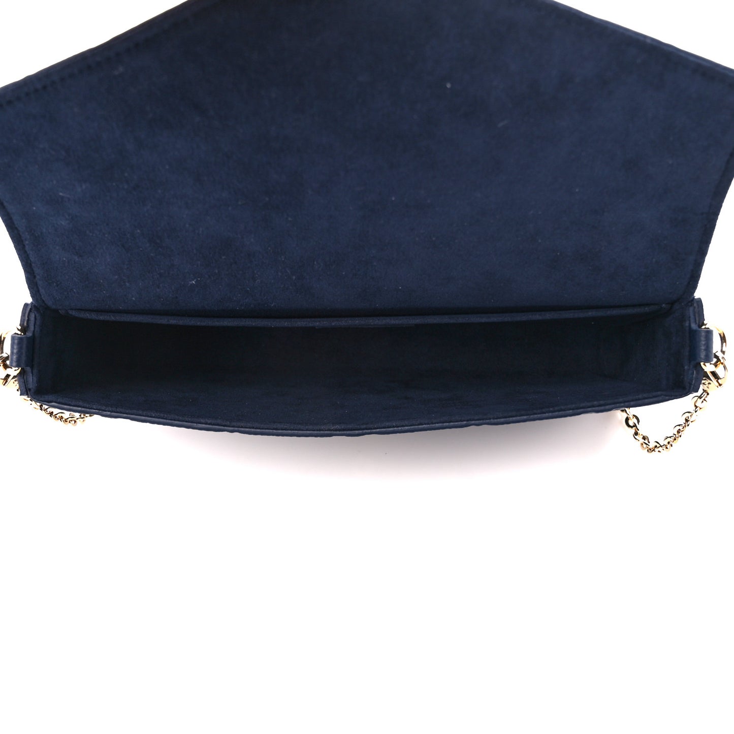 Empreinte Pochette Felicie Chain Wallet Navy