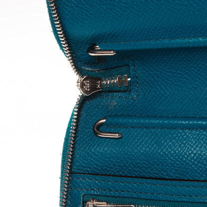 Hermes Epsom Globe Trotter Zip Agenda GM Bleu Izmir 12 of 12