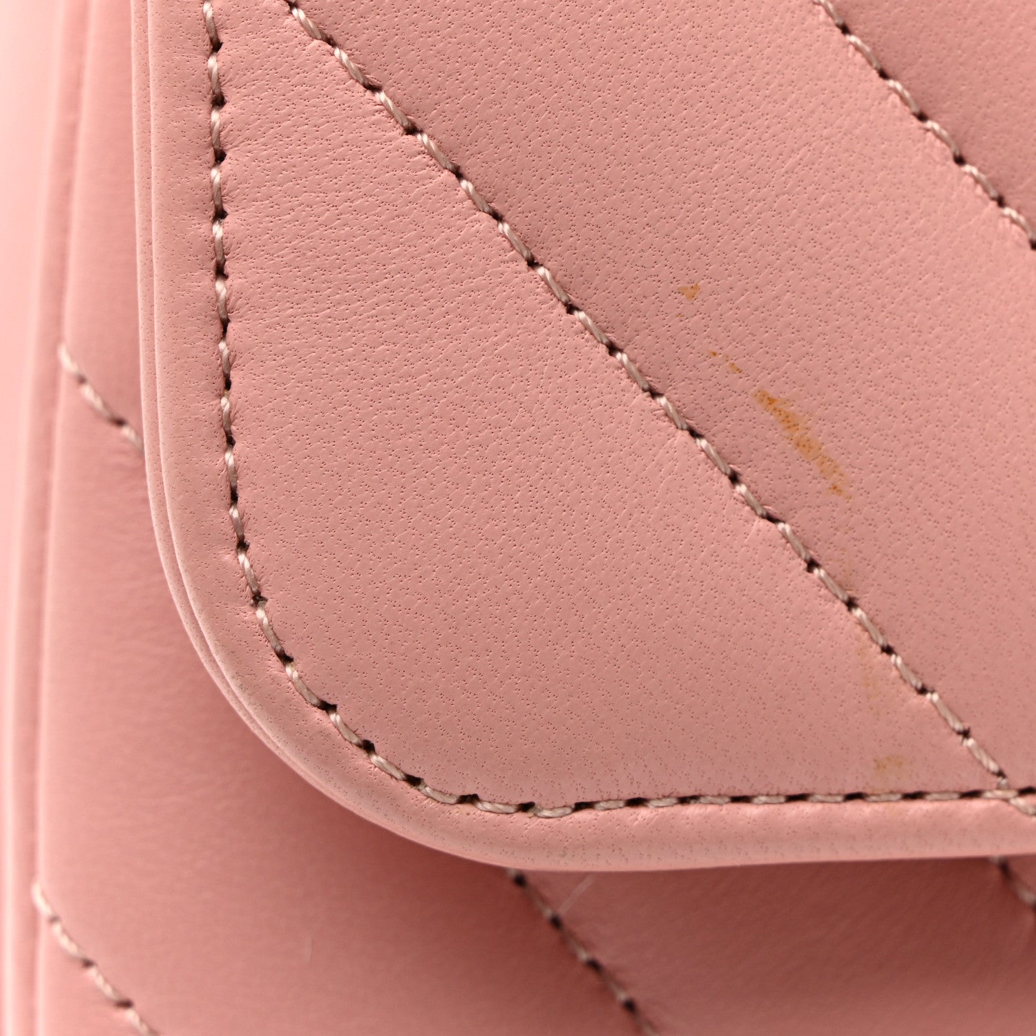 Chanel Lambskin Chevron Quilted Small Trendy CC Dual Handle Flap Bag Light Pink 11 of 11