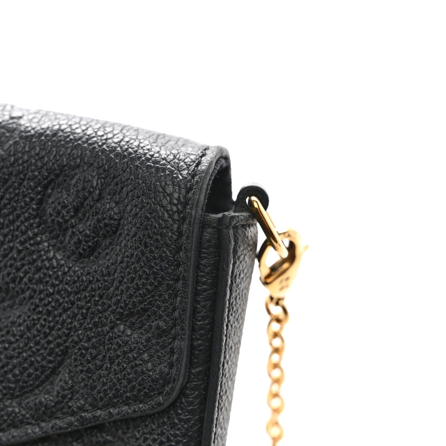 Louis Vuitton Empreinte Pochette Felicie Chain Wallet Black 12 of 14