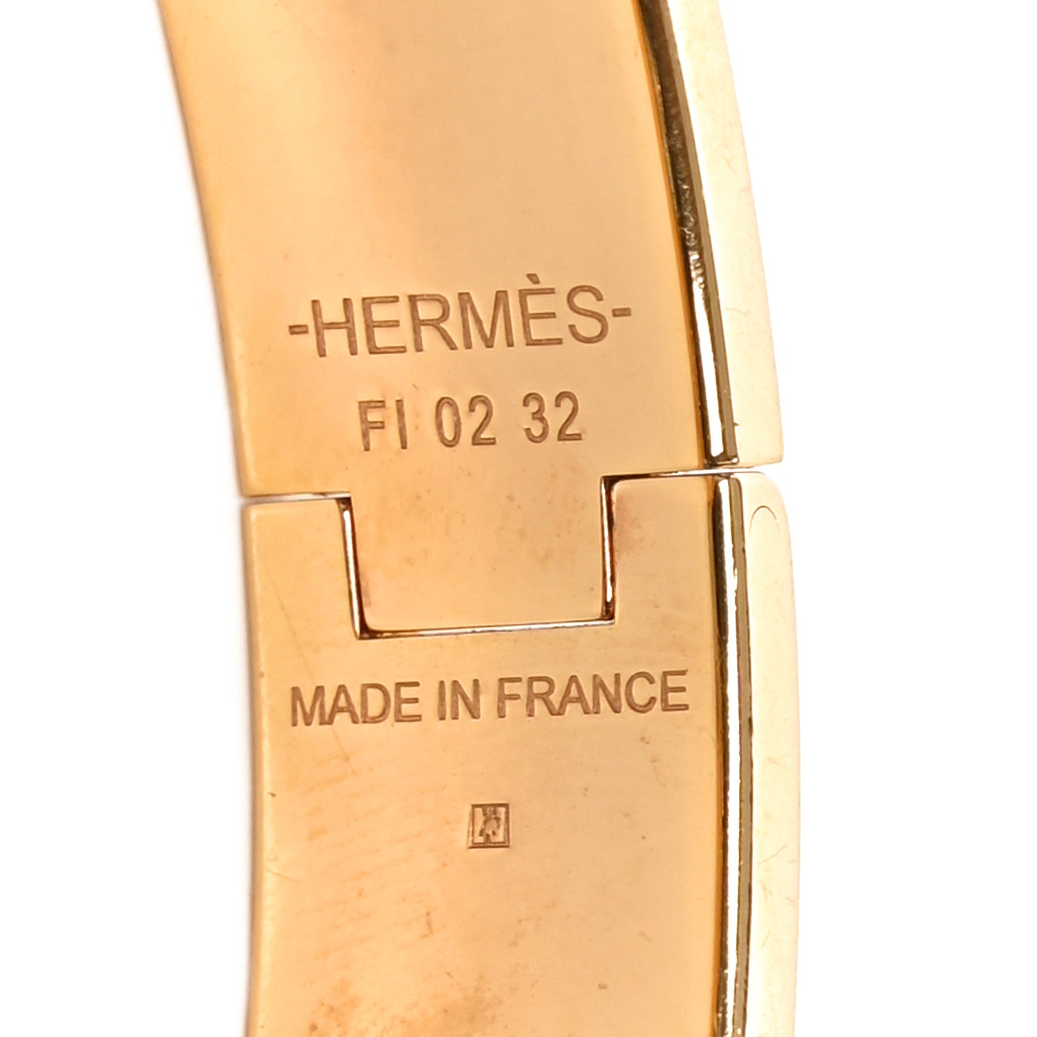 Hermes Enamel Narrow Clic Clac H Bracelet PM Marron Glace 4 of 5