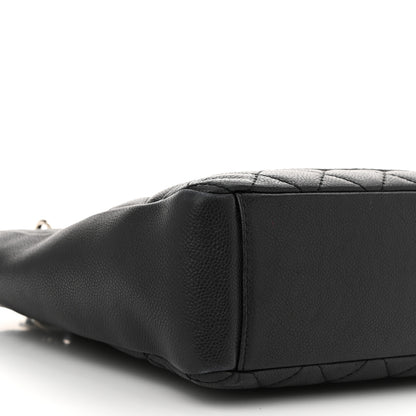 Chanel Caviar Quilted Petit Shopping Tote PST Black 9 of 11