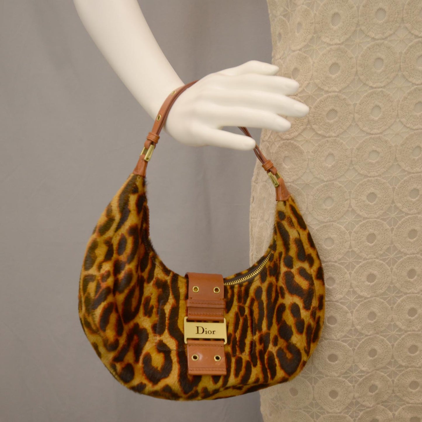 Pony Hair Leopard Street Chic Hobo