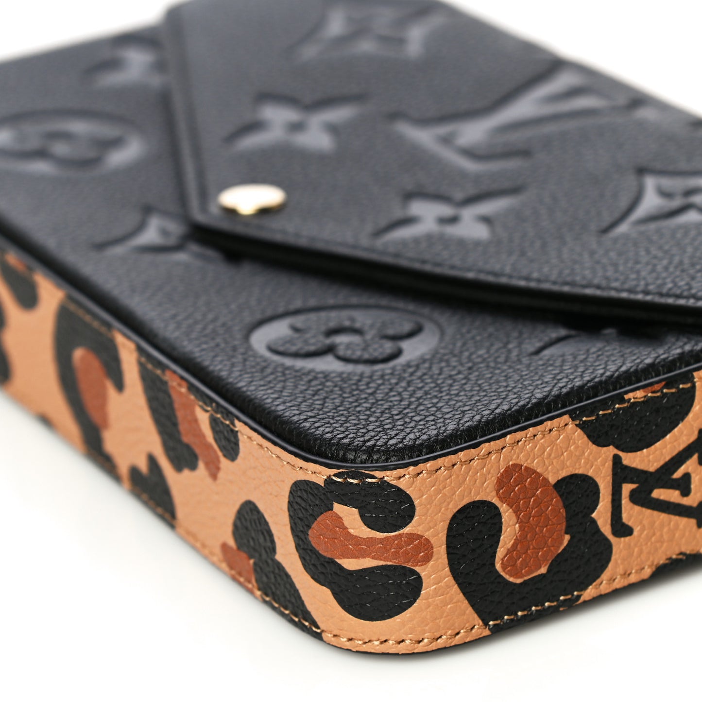 Empreinte Monogram Giant Wild At Heart Felicie Pochette Black