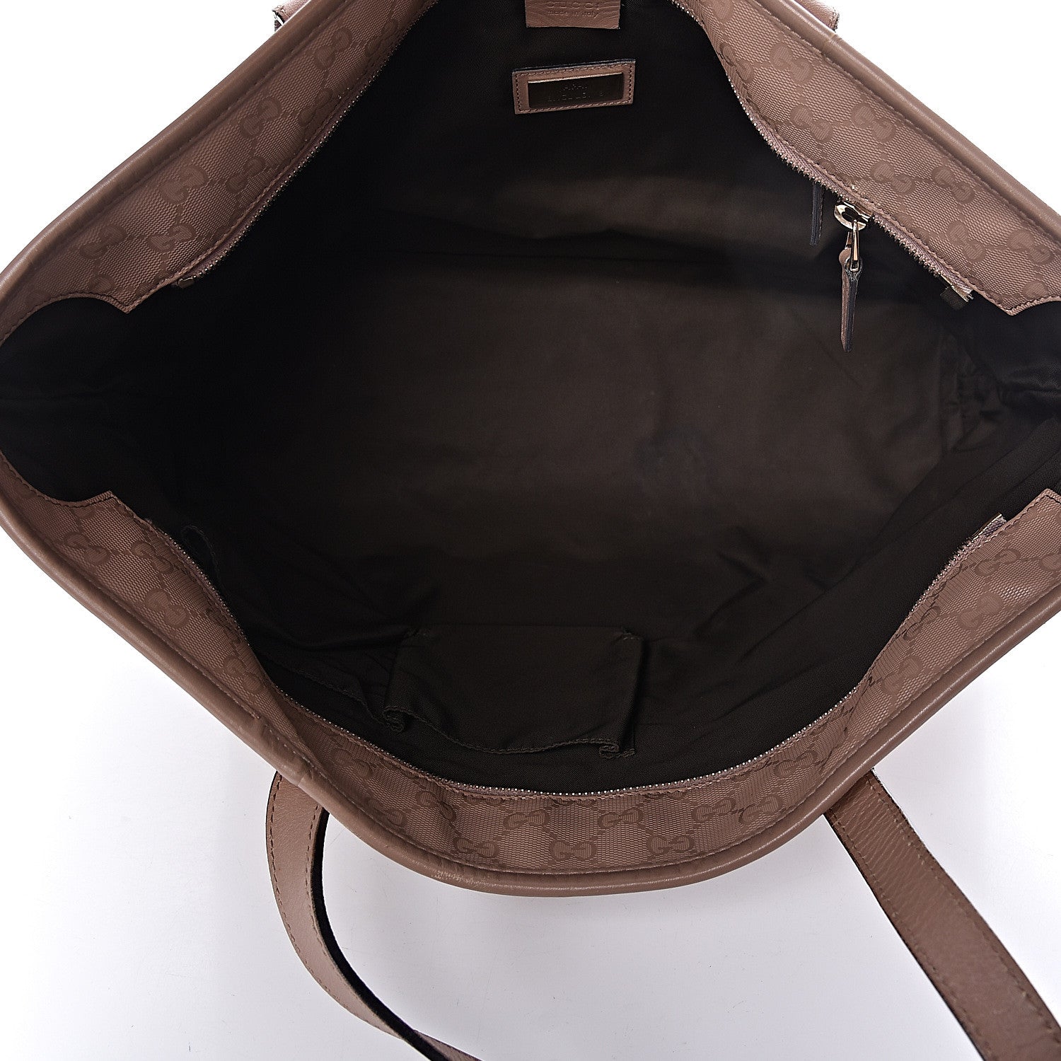 Gucci Imprime Monogram Medium Zippered Shopping Tote Winter Rose 5 of 11