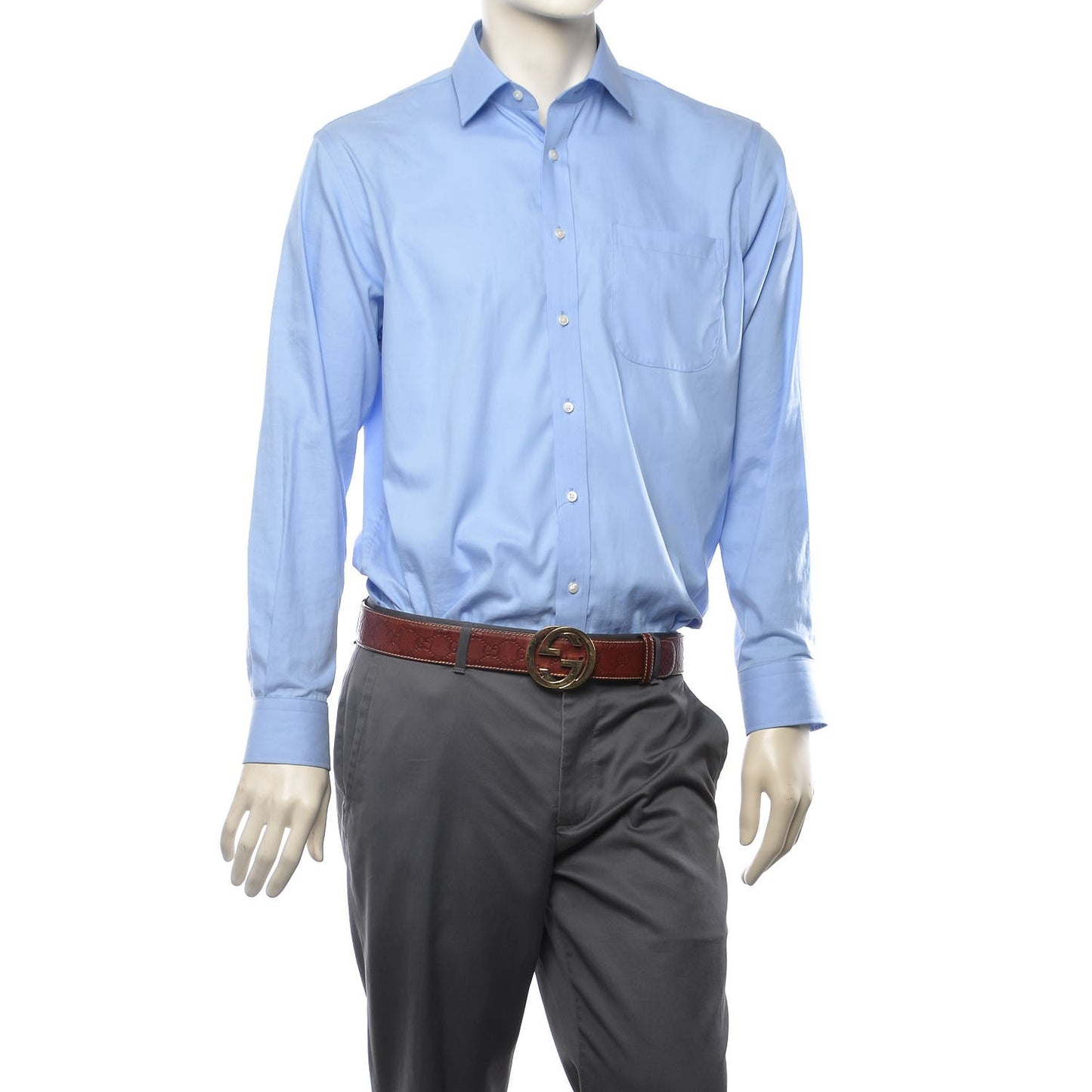 Guccissima Interlocking G Belt 95 38 Dark Red