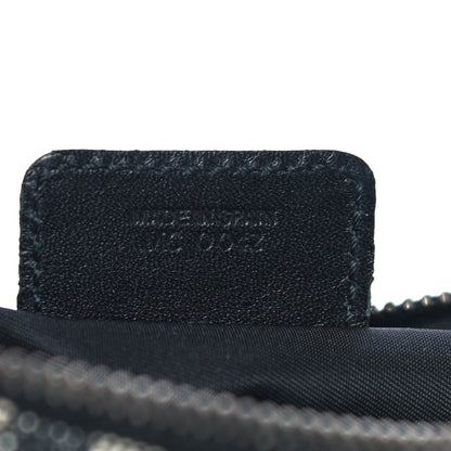 Christian Dior Monogram Mini Saddle Pochette Black 7 of 11