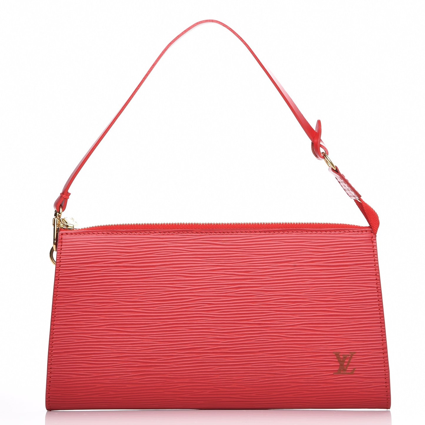 Epi Pochette Accessories 24 Castillan Red