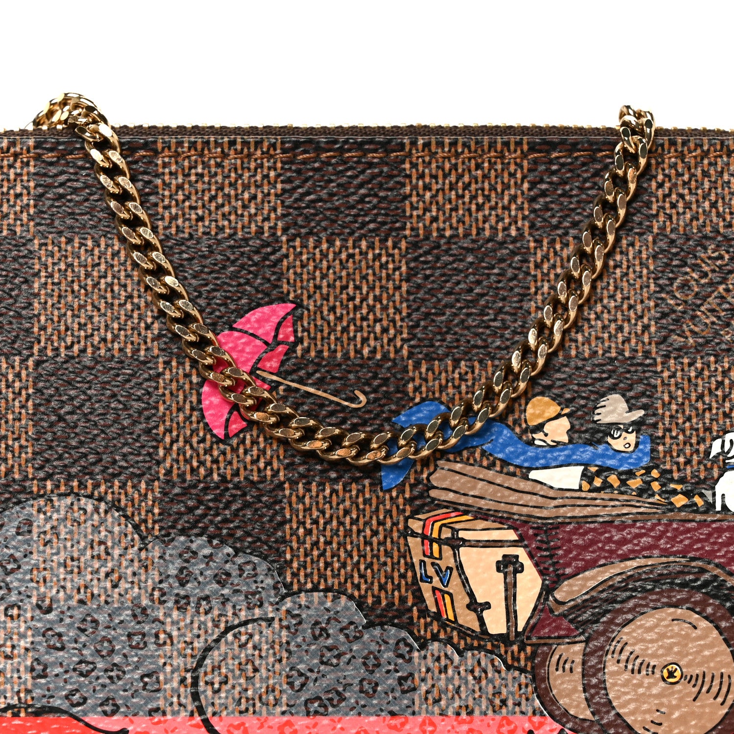 Louis Vuitton Monogram 2015 Christmas Animation Mini Pochette Accessories 8 of 11