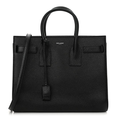 Saint Laurent Grained Calfskin Small Sac De Jour Black 1 of 11