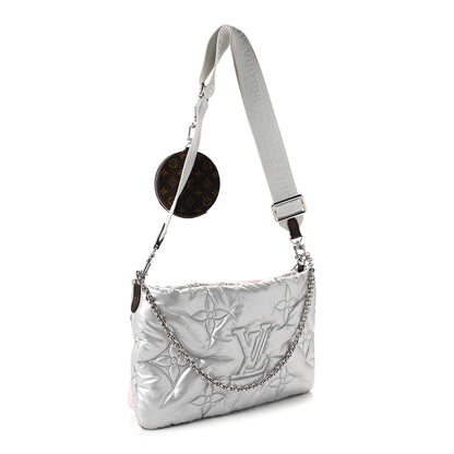 Louis Vuitton Econyl Monogram Pillow Maxi Multi Pochette Accessories Silver Pale Pink 3 of 10